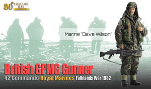1/6 Marine "Dave Wilson", British GPMG Gunner, 42 Commando, Royal Marines, Falklands War 1982