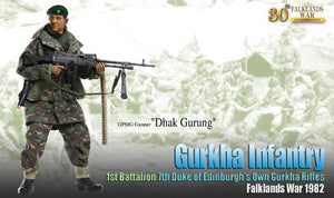 1/6 GPMG Gunner "Dhak Gurung", Gurkha Infantry, 1st Battalion, 7th Duke of Edinburgh's Own Gurkha Rifles, Falklands War 1982