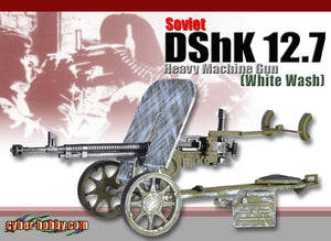 1/6 Soviet DShK 12.7 Heavy Machine Gun (White Wash)