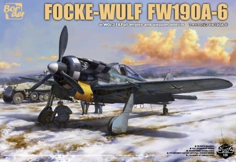 1/35 Focke-Wulf Fw 190A-6 w/Wgr. 21 & Full engine and weapons interior