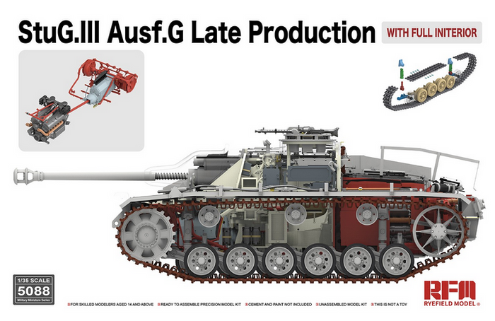 1/35 StuG.III Ausf.G Late Production w/Full Interior
