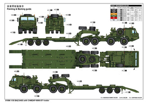 1/35 BAZ-6403 with ChMZAP-9990-071 trailer