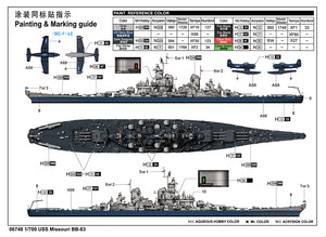 1/700 USS Missouri BB-63