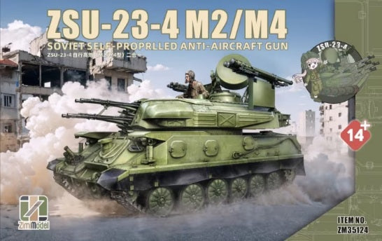1/35 Soviet Self-propelled Anti-Aircraft Gun ZSU-23-4 M2 / M4