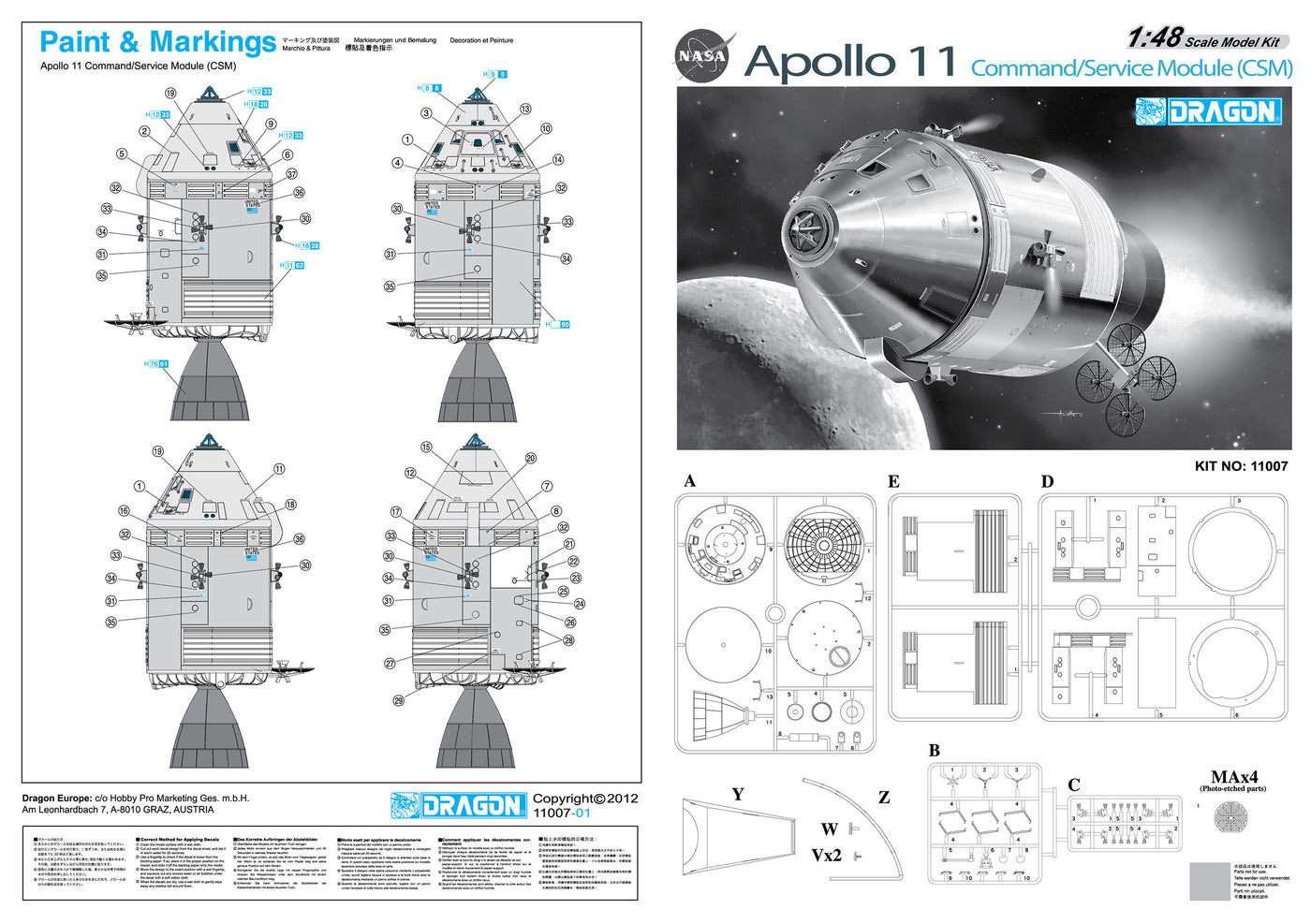 Apollo Spacecraft Service Module Diagram