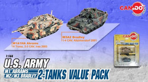 Can.Do 20141 - 1/144 M1 Abrams + M2/M3 Bradley Twin Pack Series [FULL SET]