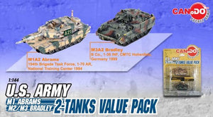 Can.Do 20141 - 1/144 M1 Abrams + M2/M3 Bradley Twin Pack Series [FULL SET]