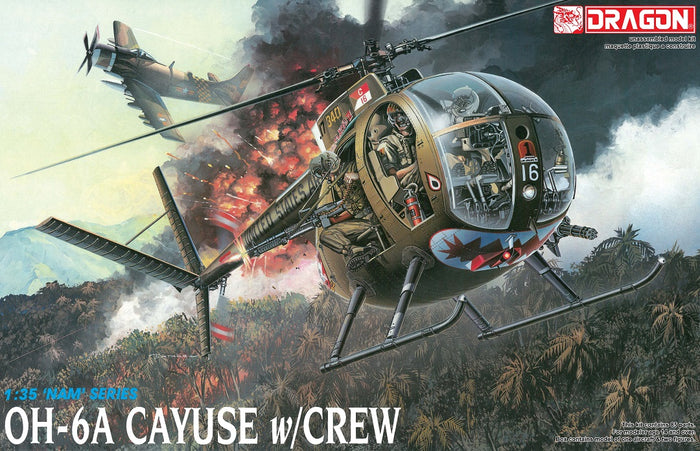1/35 OH-6A  CAYUSE w/CREW