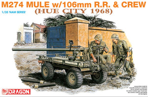 1/35 M274 MULE W/106mm R.R. & CREW (Hue City 1968)