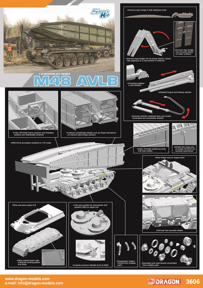 1/35 M48 AVLB (Armored Vehicle Launched Bridge)