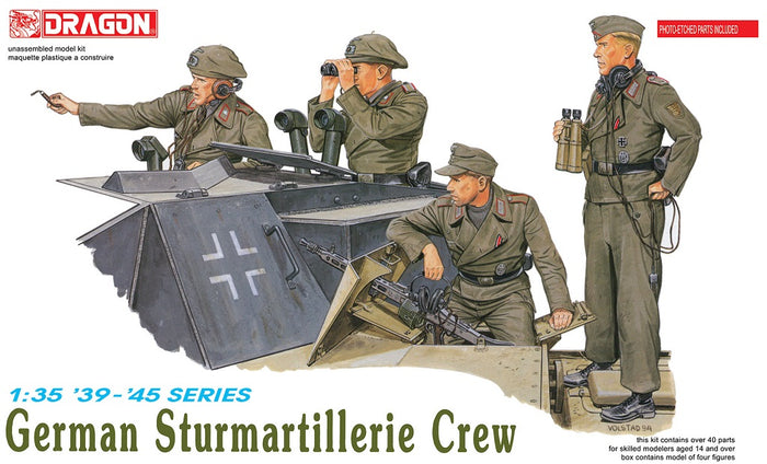 1/35 German Sturmartilierie Crew 1940-45