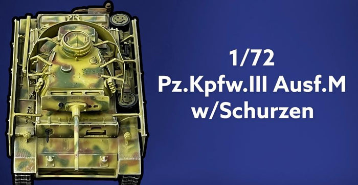 1/72 Pz.Kpfw.III w/Schurzen, 4./Pz.Rgt.15 11.Pz.Div. Kursk 1943