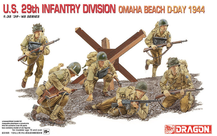 1/35 U.S. 29th Infantry Division (Omaha Beach, D-Day 1944)