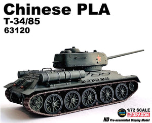 63120 - 1/72 Chinese PLA T-34/85