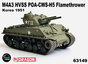 63149 - 1/72 M4A3 HVSS POA-CWS-H5 Flamethrower Korea 1951