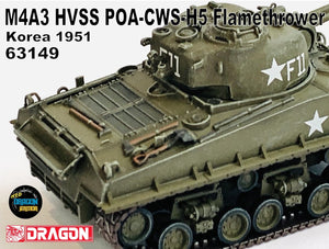 63149 - 1/72 M4A3 HVSS POA-CWS-H5 Flamethrower Korea 1951