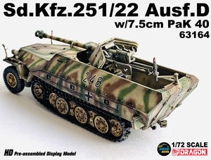 63164 - 1/72 Sd.Kfz.251/22 Ausf.D  w/7.5cm PaK 40
