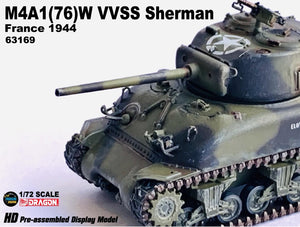 63169 - 1/72 M4A1(76)W  VVSS Sherman France 1944