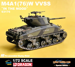 63176 - 1/72 M4A1(76)W VVSS "In The Mood" [cyber-hobby.com Special Edition]