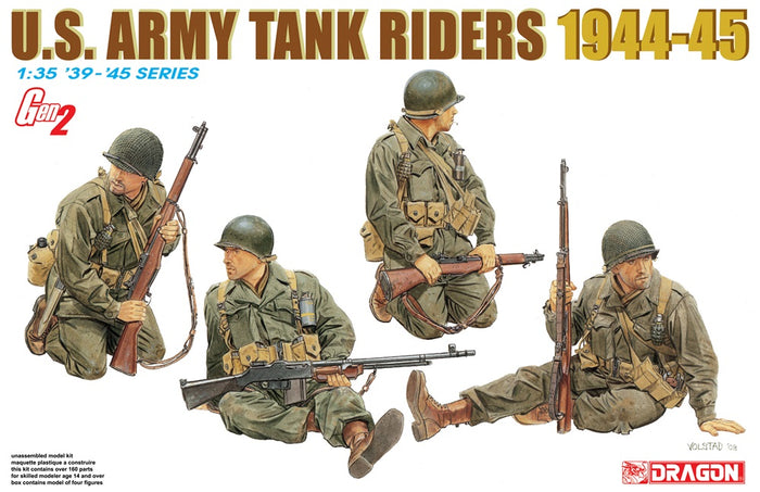 1/35 U.S. Army Tank Riders 1944-45