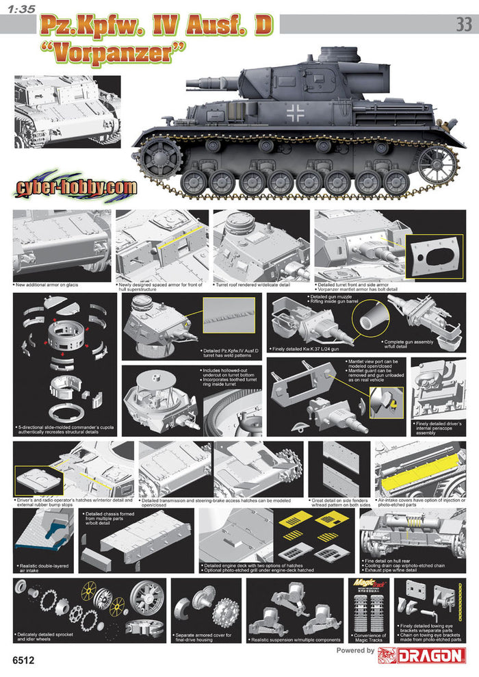 1/35 Pz.Kpfw.IV Ausf.D "Vorpanzer"