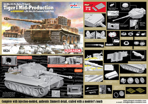 1/35 Tiger I Mid Production w/Zimmerit s.Pz.Abt.506 Eastern Front 1944