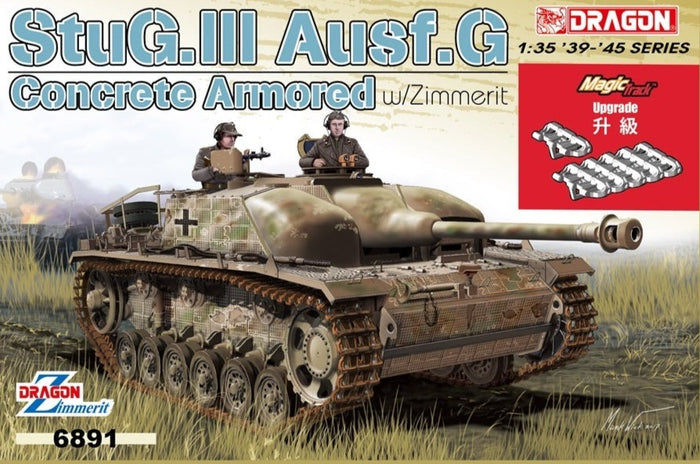 1/35 Concrete Armored StuG.III Ausf.G w/Zimmerit (Magic Track Included)