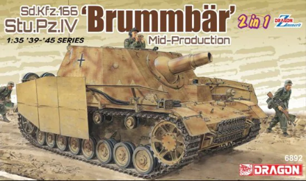 1/35 Sd.Kfz.166 Stu.Pz.IV 'Brummbär' Mid-Production w/Zimmerit (2 in 1)