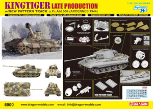 1/35 KINGTIGER LATE PRODUCTION w/NEW PATTERN TRACK s.Pz.Abt.506 (ARDENNES 1944)