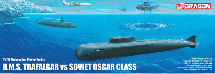 1/700 H.M.S. TRAFALGAR vs SOVIET OSCAR