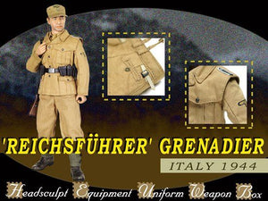 1/6  WWII German "Jurgen", Reichsfuhrer Grenadier, 1944 Italy (Schutze)