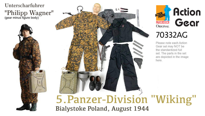 1/6 Dragon Original Action Gear for Unterscharfuhrer "Philipp Wagner", 5.Panzer-Division "Wiking" (Unterscharfuhrer), Bialystoke Poland, August 1944