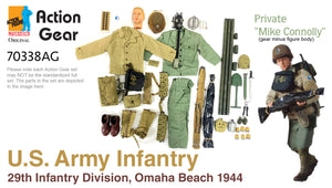 1/6 Dragon Original Action Gear for Private "Mike Connolly", U.S. Army Infantry, 29th Infantry Division, Omaha Beach 1944