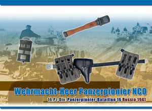 1/6 "Erich Ubben", Wehrmacht-Heer Panzerpionier NCO, Panzerpionier-Bataillon 16, 16.Panzer-Division, Russia 1941 (Unteroffizier)