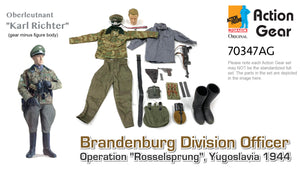 1/6 Dragon Original Action Gear for Oberleutnant "Karl Richter", Brandenburg Division Officer, Operation "Rosselsprung", Yugoslavia 1944