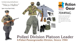 1/6 Dragon Original Action Gear for Untersturmfuhrer "Nico Hahn", Polizei Division Platoon Leader, 4.Polizei-Panzergrenadier-Division, Greece 1944