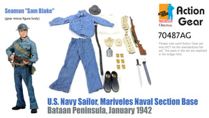 1/6 Dragon Original Action Gear for Seaman "Sam Blake", U.S. Navy Sailor ,Mariveles Naval Section Base, Bataan Peninsula, January 1942