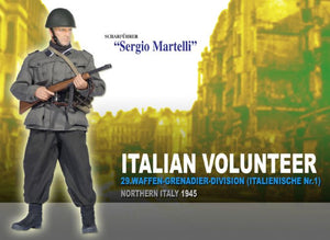 1/6 "Sergio Martelli", Italian Volunteer, 29.Waffen-Grenadier-Division (Italienische Nr.1), Northern Italy 1945 (Scharfuhrer)