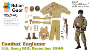 1/6 Dragon Original Action Gear for Sergeant "Bryan Gilkinson", Combat Engineer, U.S. Army ETO, December 1944