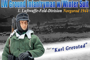 1/6 "Karl Grevstad", Luftwaffe Ground Infantryman w/Winter Suit, 1.Luftwaffe-Field-Division, Novgorod 1944 (Jager)