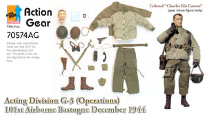 1/6 Dragon Original Action Gear for Colonel "Charles Kit Carson" Acting Division G-3 (Operations) 101st Airborne Bastogne December 1944