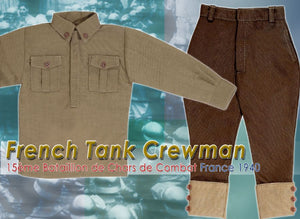1/6 "Serge Bernier", French Tank Crewman, 15eme Bataillion de Chars de Combat, France 1940 (Caporal)