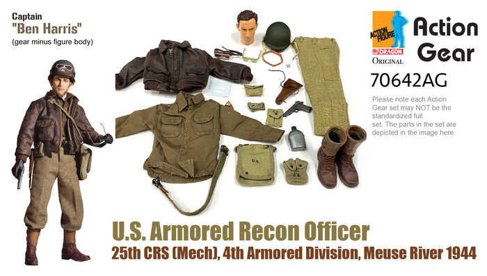 1/6 Dragon Original Action Gear for Captain "Ben Harris", U.S. Armored Recon Officer, 25th CRS (Mech), 4th Armored Division, Meuse River 1944