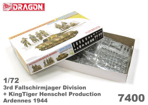 1/72 3rd Fallschirmjäger Division + Kingtiger Henschel Turret