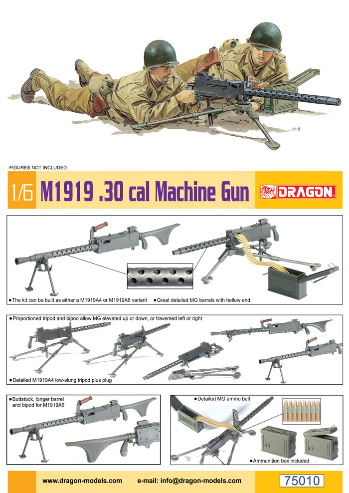 1/6 M1919 .30-cal Machine Gun