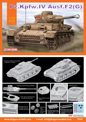 1/72 Pz.Kpfw.IV Ausf.F2(G) (Bonus Version)