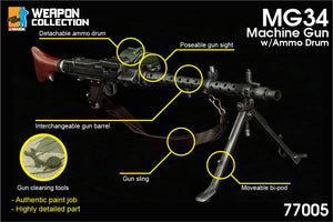 Dragon 1/6 Collection - MG34 Machine Gun w/Ammo Drum