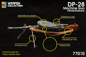 Dragon 1/6 Weapon Collection - DP-28 Machine Gun (White-Wash)