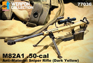Dragon 1/6 Weapon Collection - M82A1 .50-cal Anti-Materiel Sniper Rifle (Dark Yellow)
