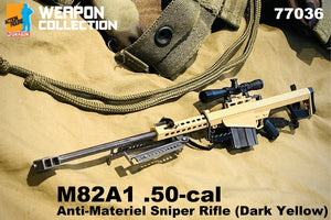 Dragon 1/6 Weapon Collection - M82A1 .50-cal Anti-Materiel Sniper Rifle (Dark Yellow)